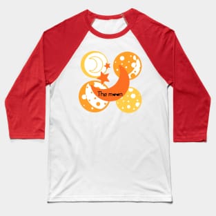 love you, star,moon Baseball T-Shirt